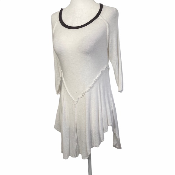 Sold! Free People Asymmetrical Top White size Small - Picture 4 of 11